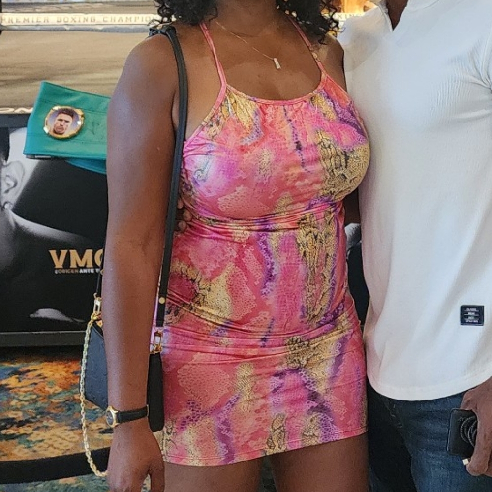 Magia snakeskin dress